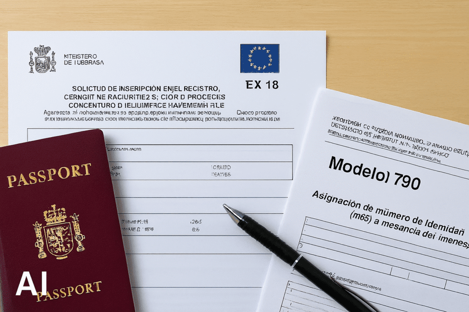 Get NIE in Tenerife (AI generated image)