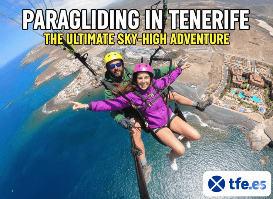 Parapendio a Tenerife: L'Avventura da Non Perdere (AI image)