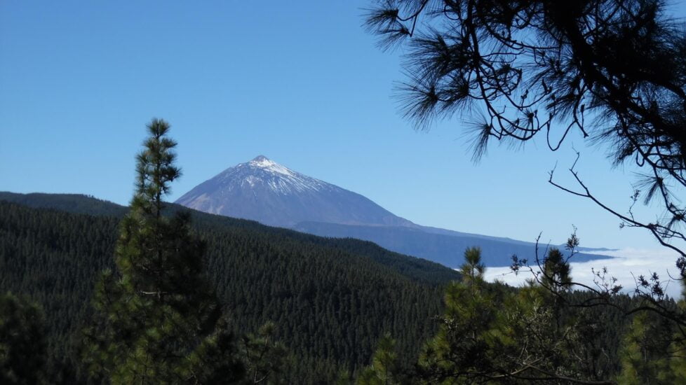 Volcanic mountains in Tenerife
