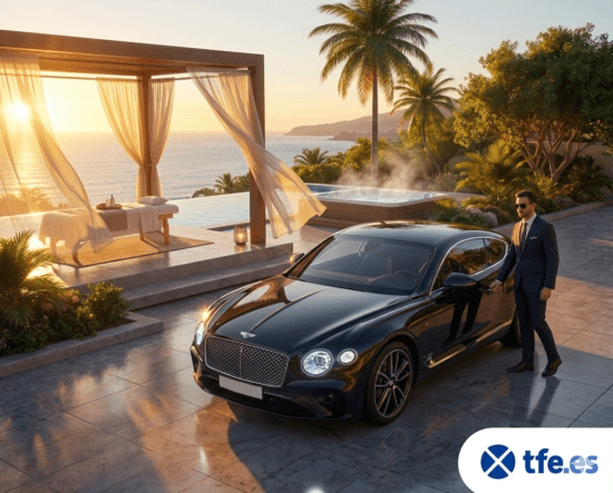 Luxury Car Rental Tenerife (AI image)
