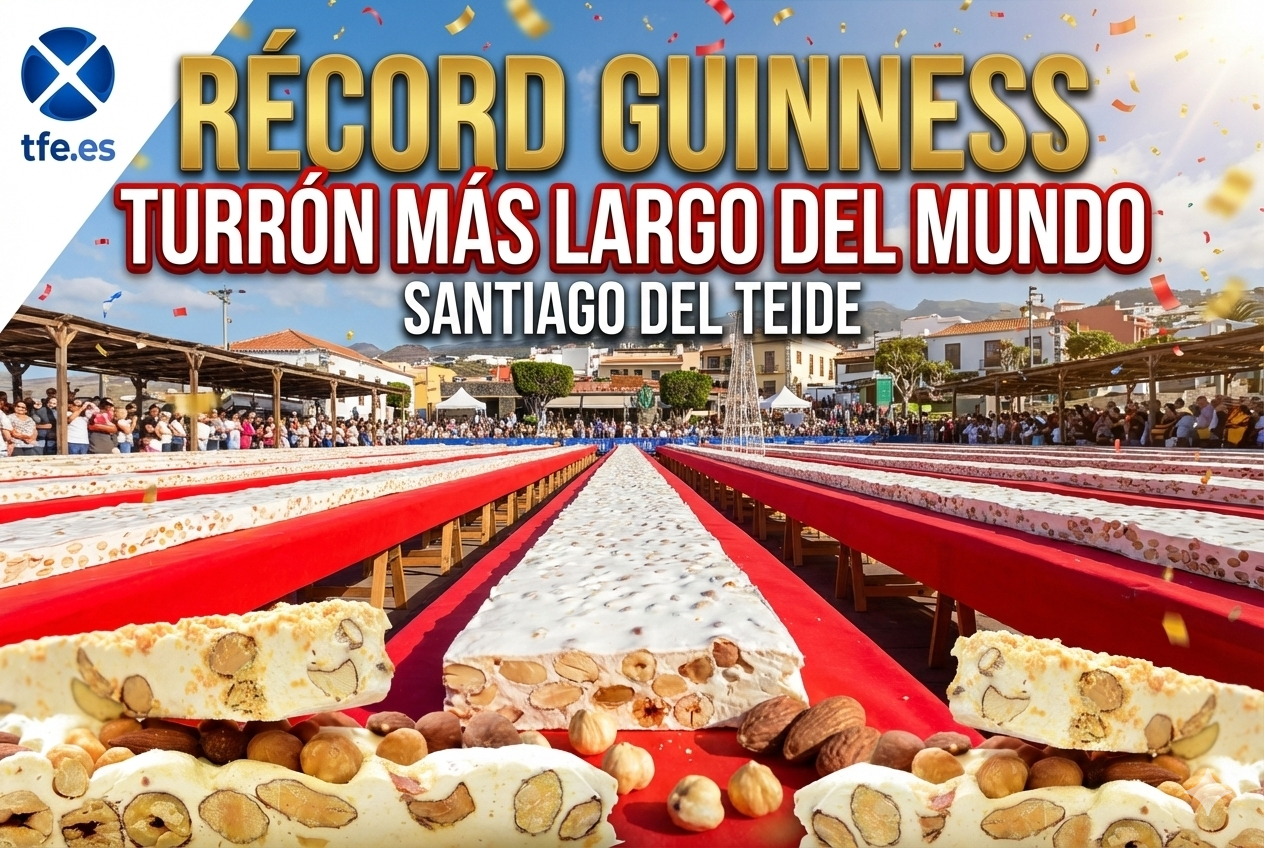 Récord Guinness turrón Santiago del Teide Tenerife 2025